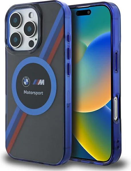 Mbështjellës BMW Motorsport IML Circle MagSafe për iPhone 16 Pro, Zi