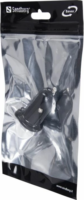 Karikues makine SANDBERG 340-40, 2x USB-A (2.1A + 1A), 12–24V, i zi