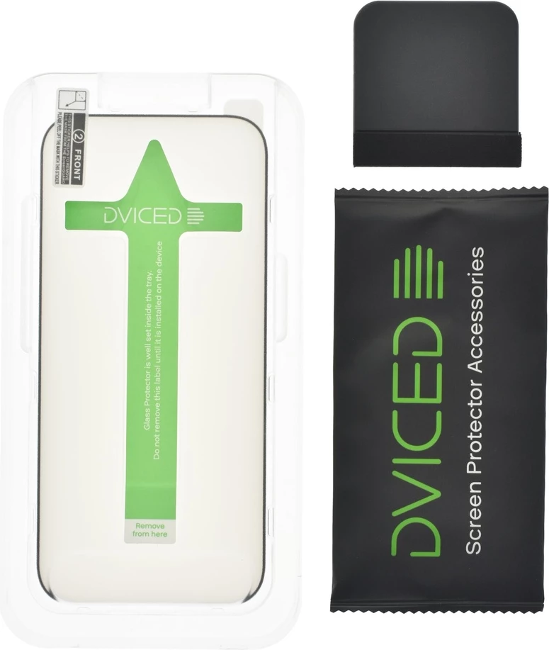 Dviced Tempered glass screen protector edge to edge for iPhone 16 Pro