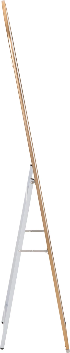 Pasqyrë në dysheme JOELY, kornizë alumini, ngjyrë ari, 40x31x160H cm