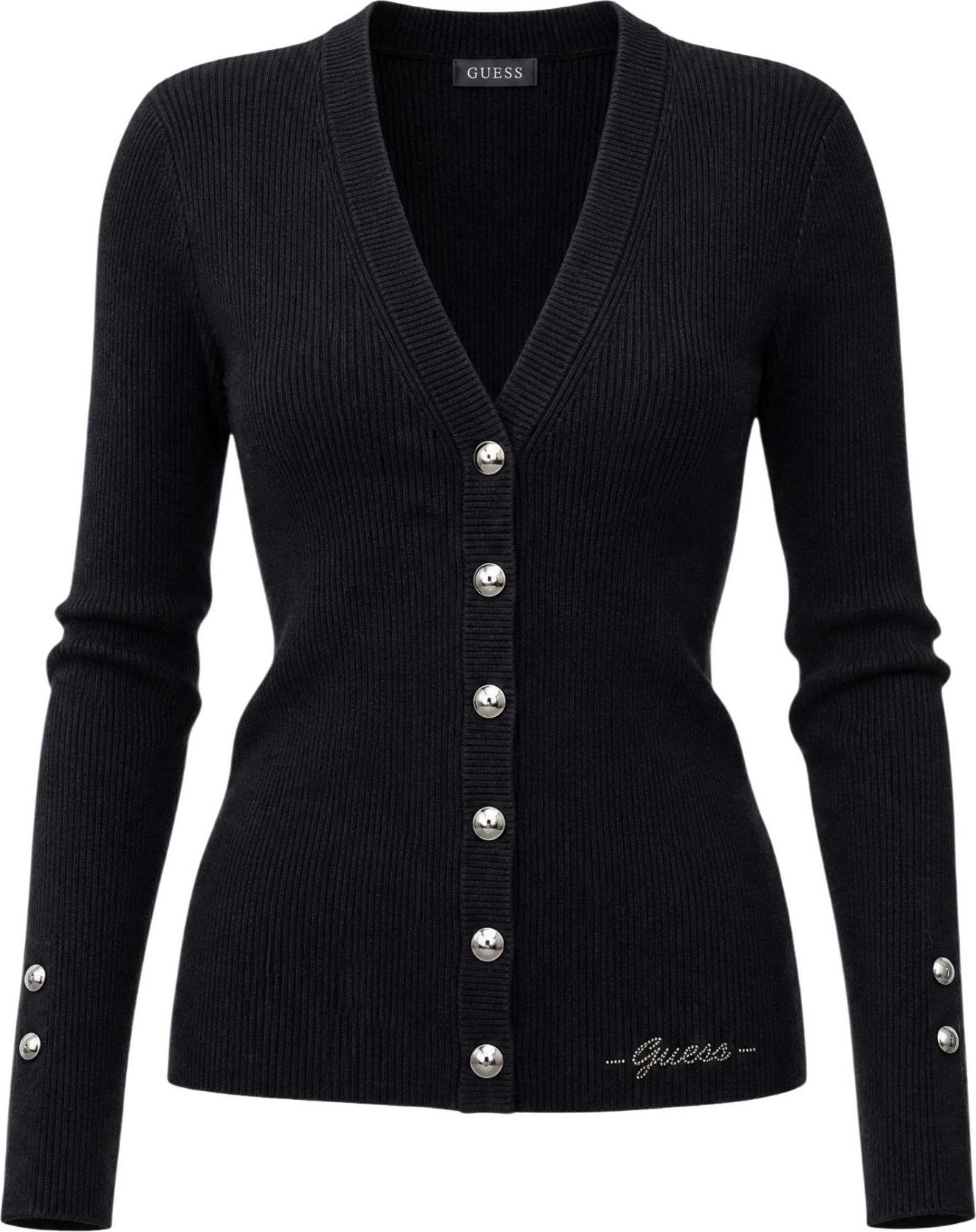 Kardigan për femra Guess Ellie W6YR11 Z0950, i zi [Madhësia: M]