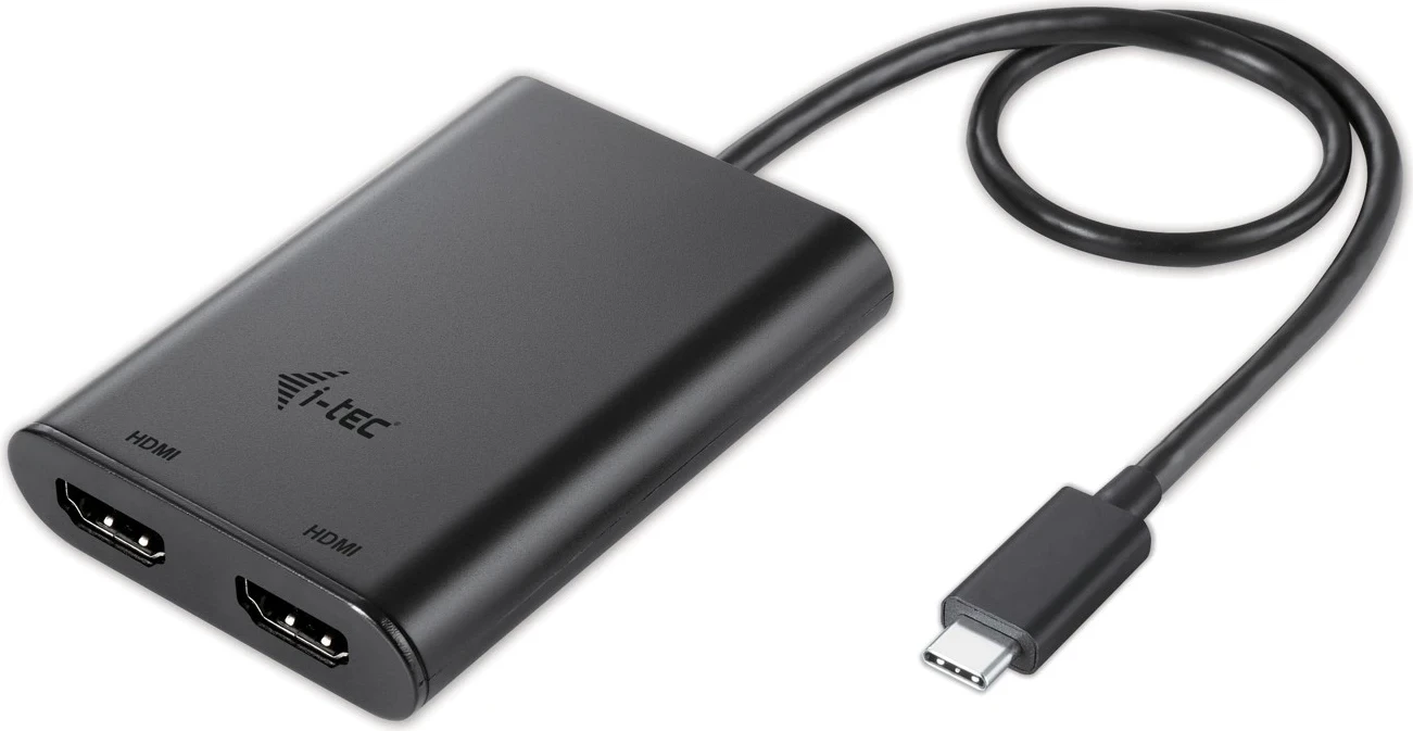 Adapter i-tec USB-C Dual HDMI 2x HDMI PORT 4K Ultra HD, i zi
