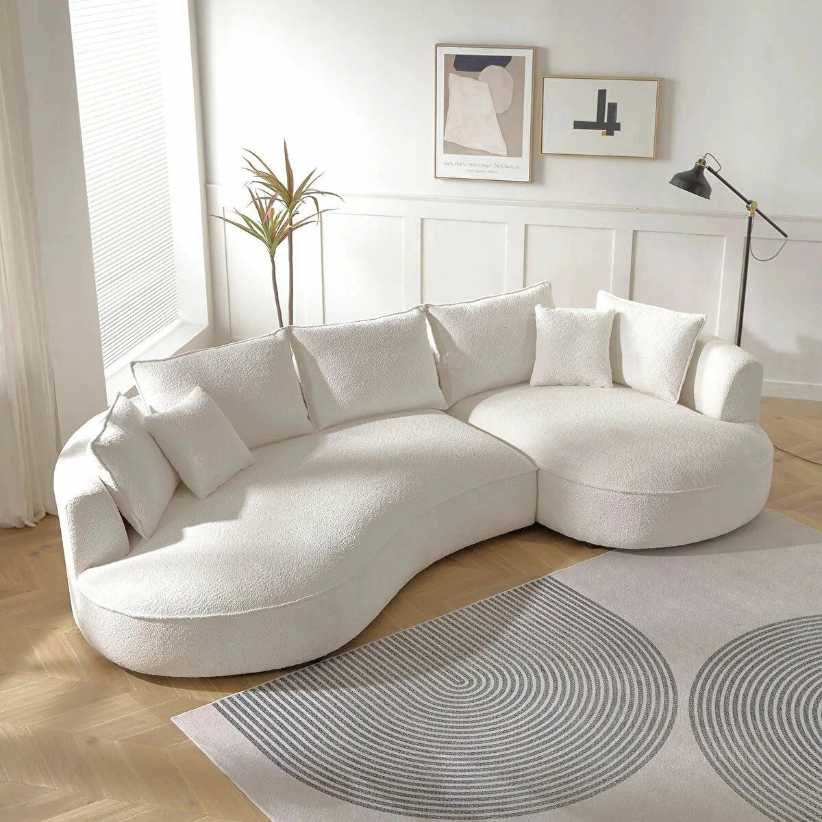 Këndare Venedik, e bardhë, Atelier del Sofa, anë e djathtë