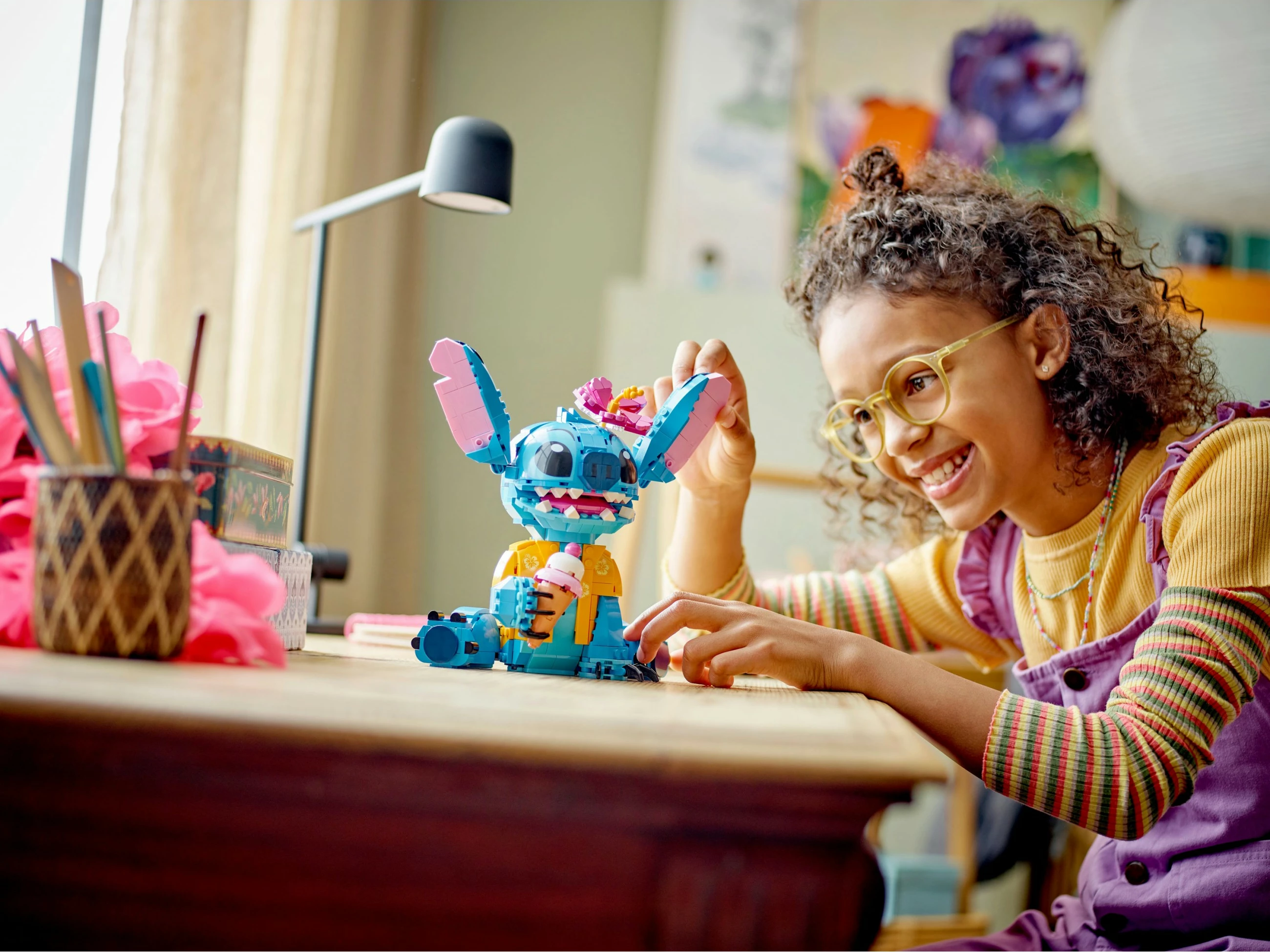Set ndërtimi LEGO Stitch, 9 vjeç e lart, Plastikë, 730 pjesë, shumëngjyrësh