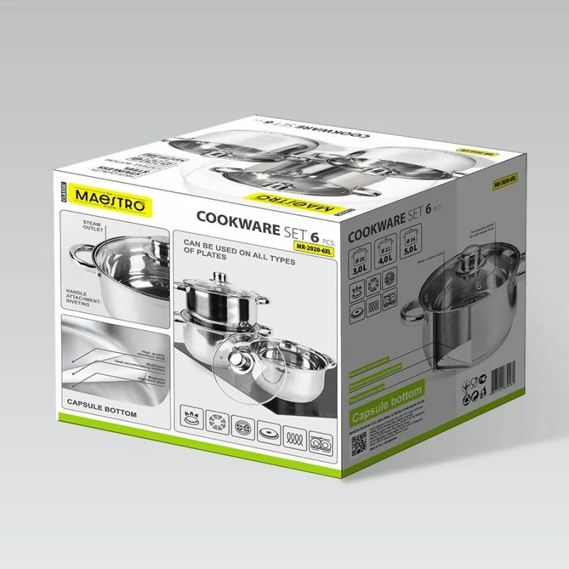 Set tenxheresh MAESTRO MR-2020-6XL, 6 copë