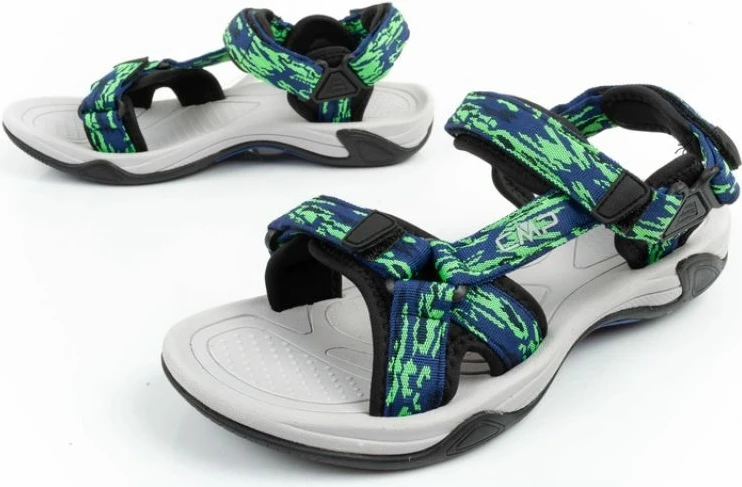Sandale për fëmijë CMP, navy blue/green
