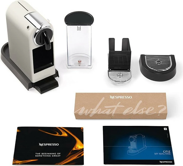 Aparat kafeje DeLonghi Nespresso CitiZ, 1L, i bardhë