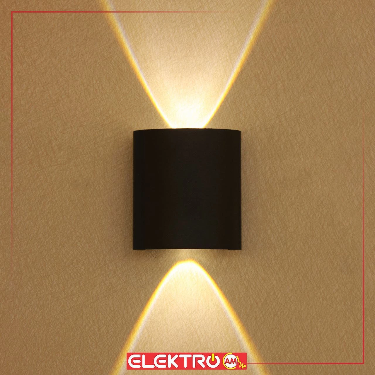 Anesore muri LED 2W 236/2 BK