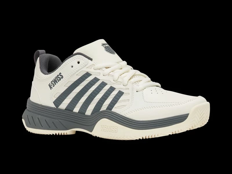 Atlete K-Swiss COURT EXPRESS 2 CLAY, egret/turbulence-m