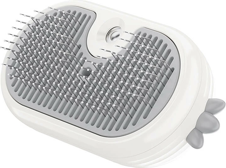 Furçë avulli për qime, Rojeco RZSRK35-02, për mace dhe qen të vegjël/mesëm, e bardhë