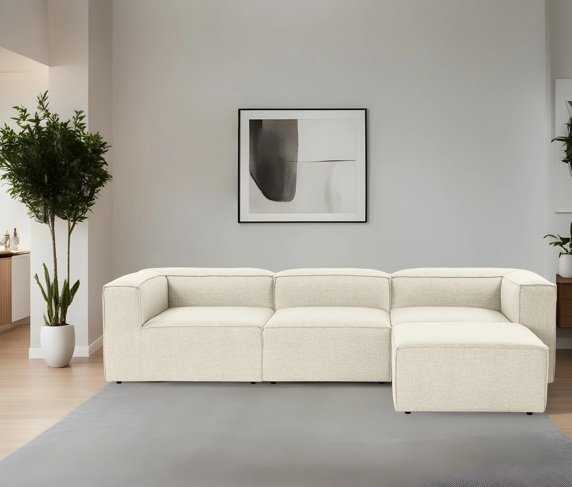 Këndare Atelier del Sofa, Fora, ngjyrë ecru