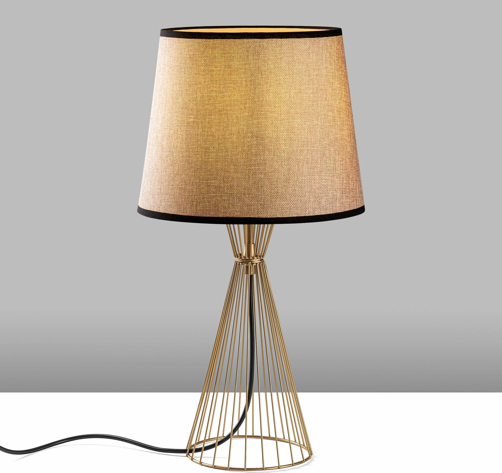 Llambë tavoline Opviq, Telıs - 5383, ngjyrë ari dhe kafe e çelët