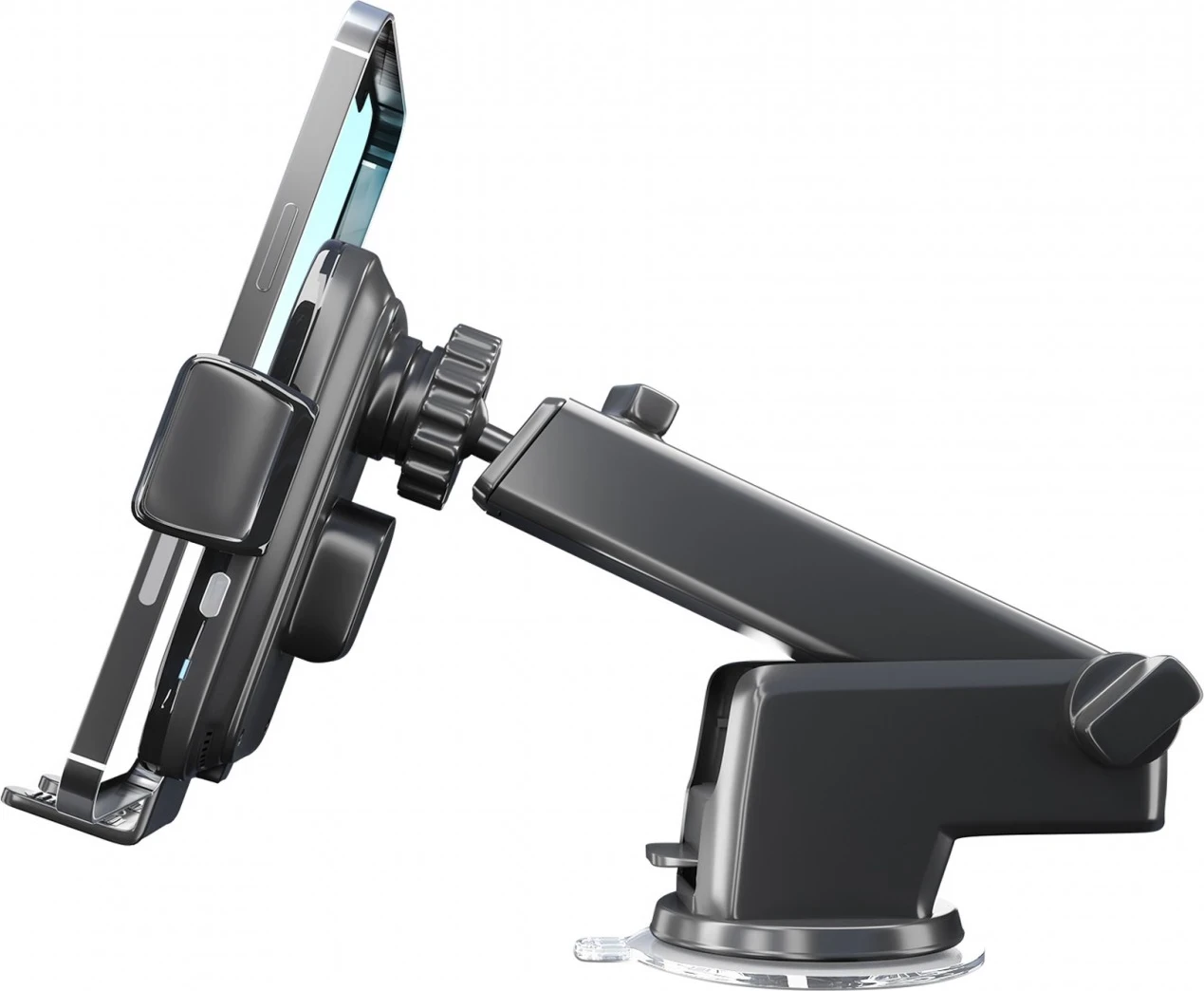 Karikues & mbajtës celulari 3MK, i zi 