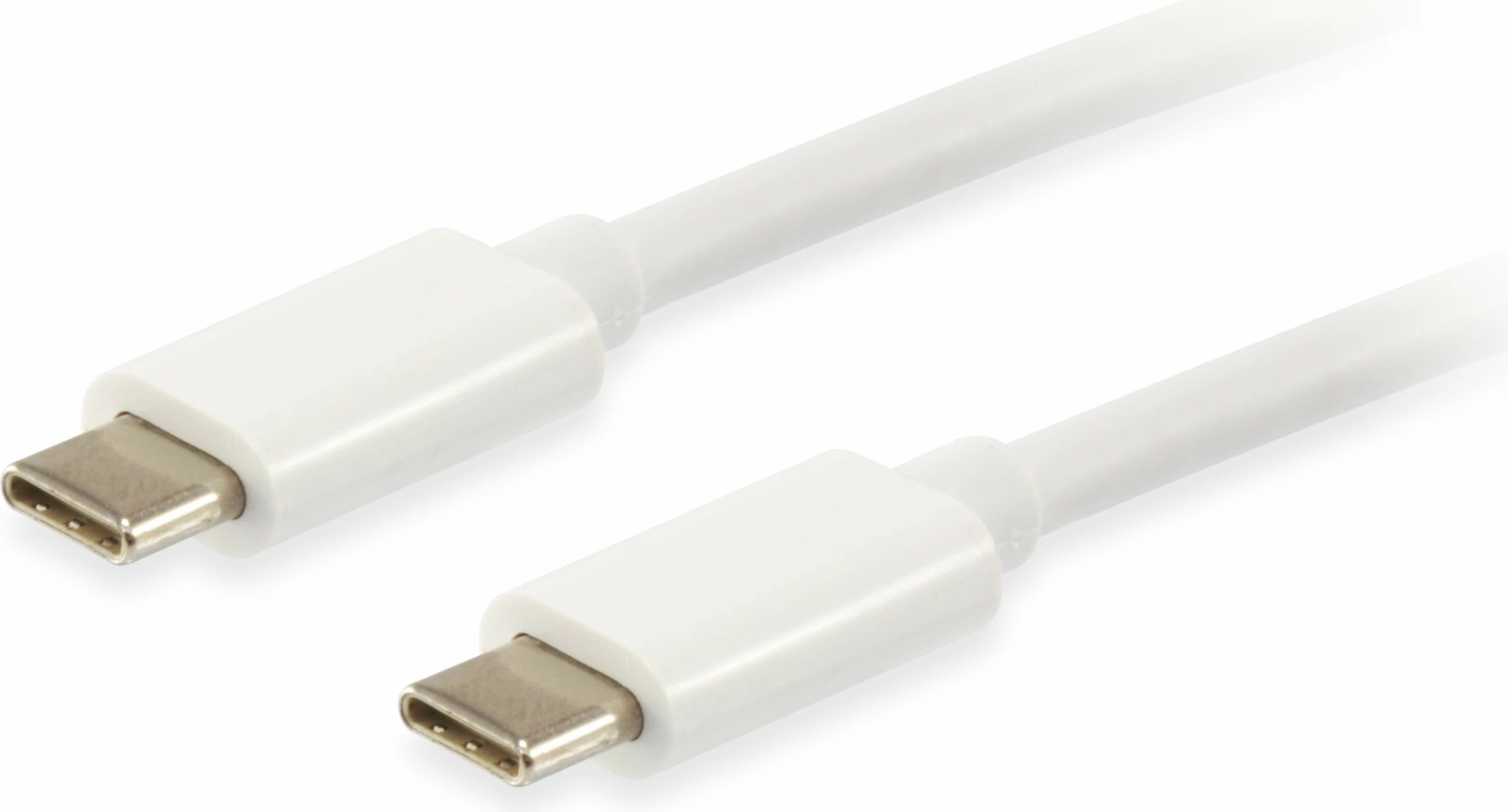 Kabllo USB C Equip Platinum 2m, USB 3.2 Gen 2, 10 Gbit/s, e bardhë