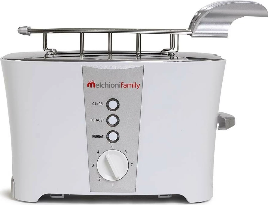 Tostier Melchioni Tosto 118310008, plastik, 2 vende, i bardhë