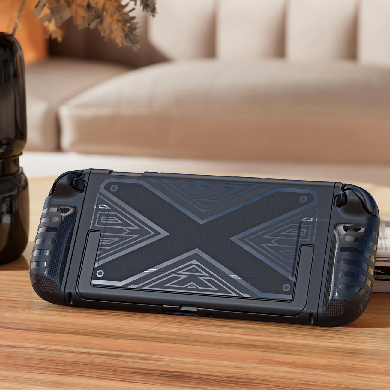 Mbështjellës Dux Ducis për Nintendo Switch 2, i zi
