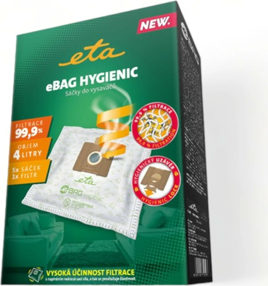Qese për Fshesë Elektrike ETA eBag HYGIENIC 960068010