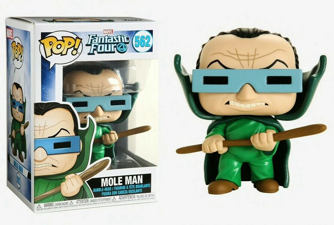 Figurinë koleksionuese Funko POP! Marvel Fantastic Four Mole Man