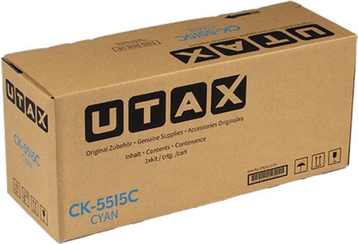 Toner, Utax, CK-5515C (1T02ZLCUT0), rendiment 9000 faqe, cyan
