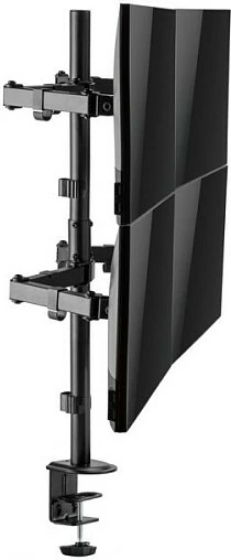 Mbajtëse monitori EQUIP për tavolinë 4x 17"-32", VESA 75/100, 9kg secili, e zezë