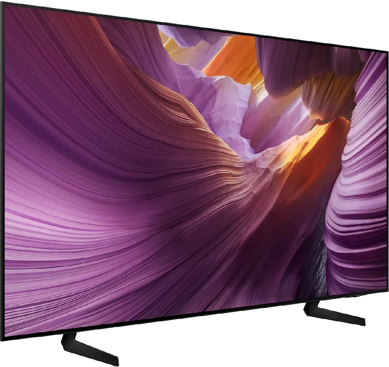 Televizor OLED Samsung QE77S85FAEXXH 77\" 4K UHD Smart TV, gri e errët