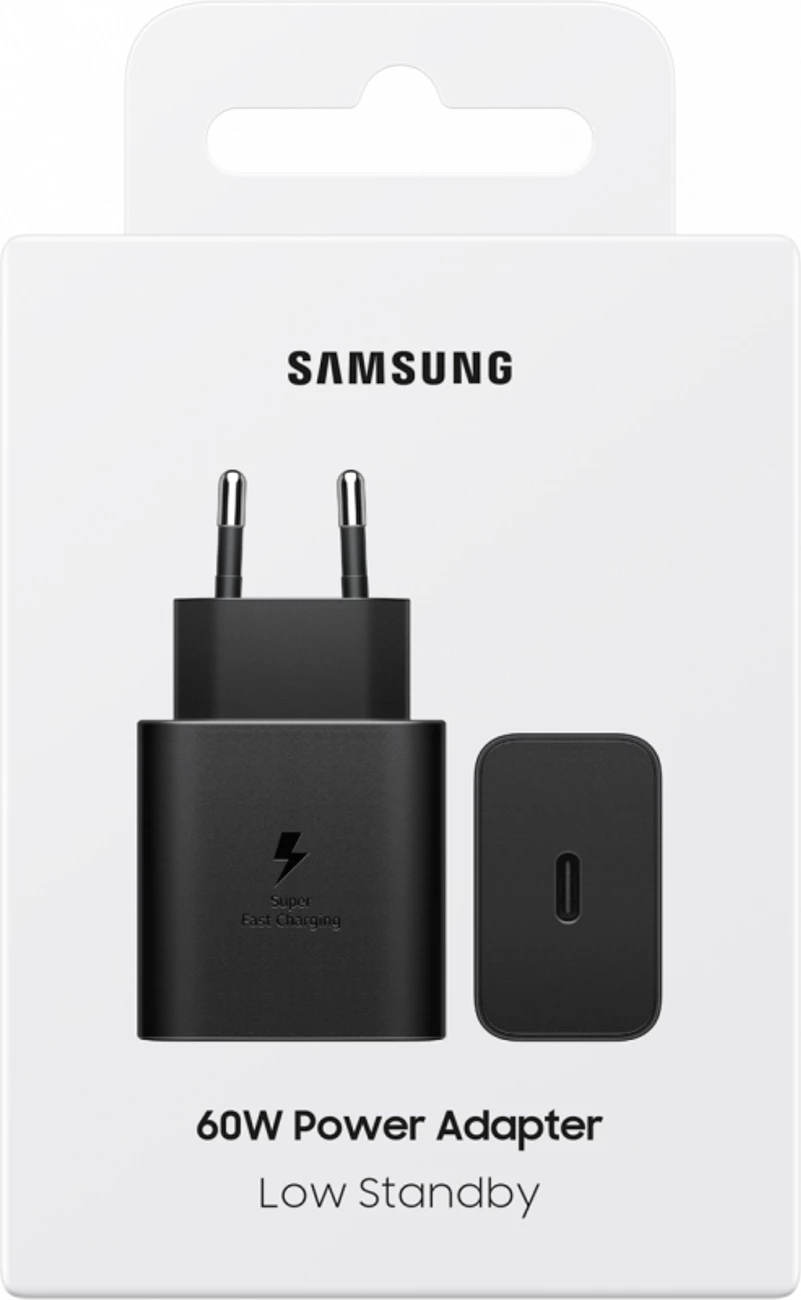Karikues muri Samsung EP-T6010NBEGWW 60W USB-C PD/PPS 3A 1-port pa kabllo, i zi