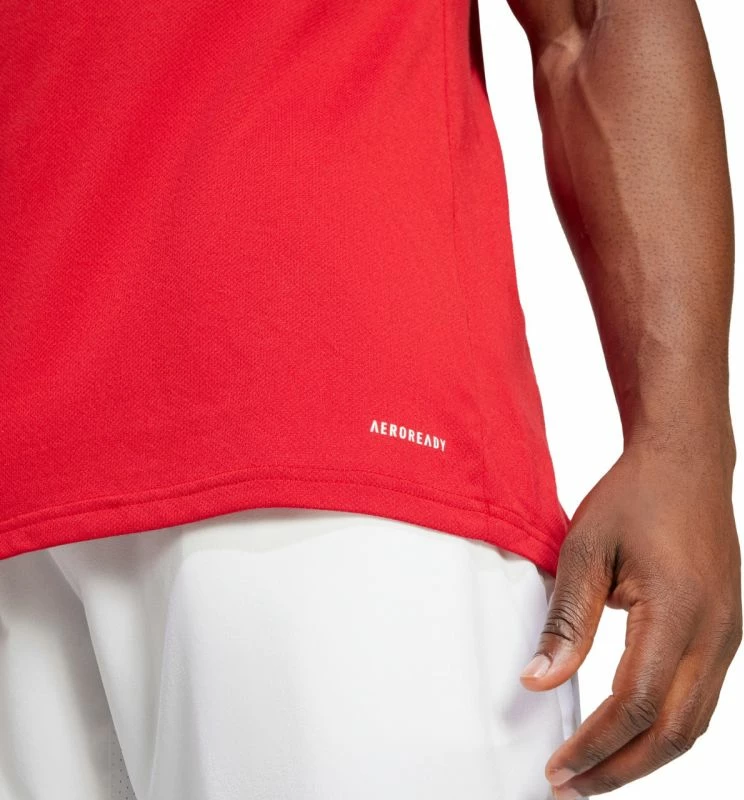Maicë polo për meshkuj adidas, e kuqe [Madhësia: XXL]