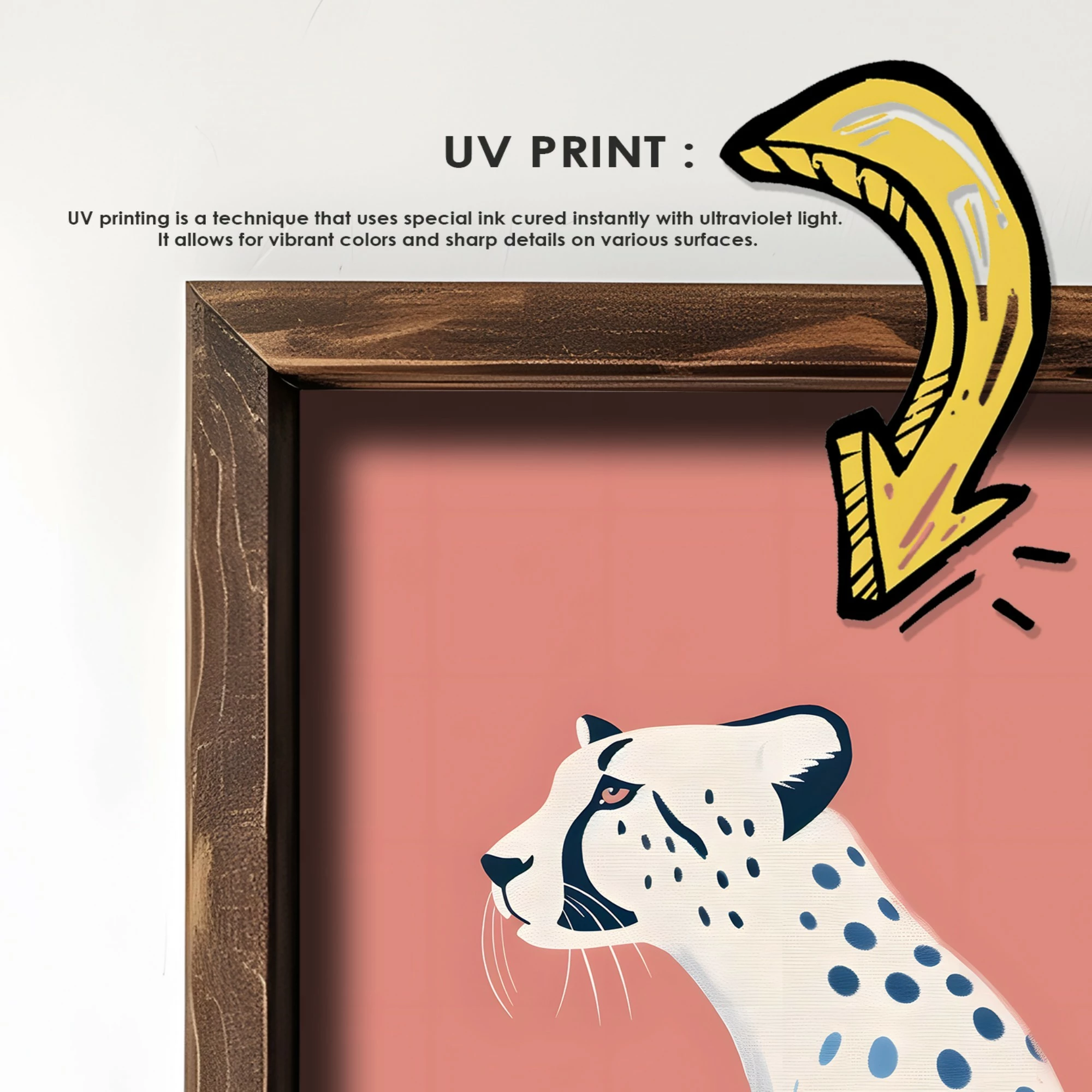 Pikturë dekorative me kornizë MDF, Wallity, GE139-L