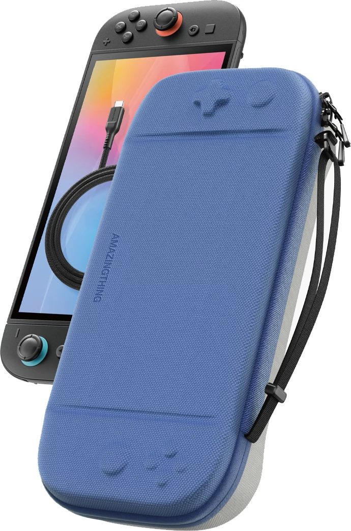Mbështjellës AmazingThing PlayShield EDC për Nintendo Switch 2, Blu