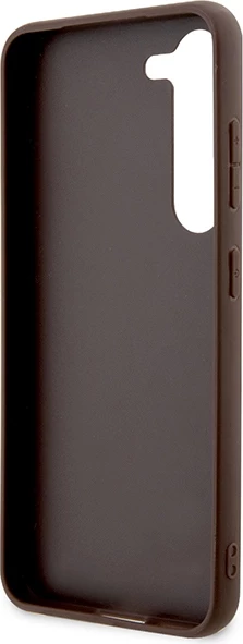 Mbështjellës Guess 4G Printed Stripe për Samsung Galaxy S23 S911, Kafe