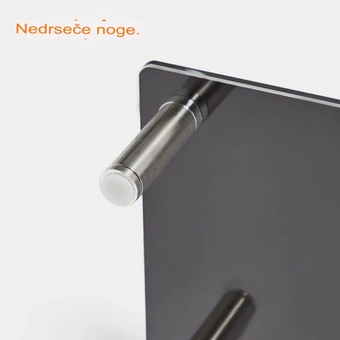 Mbajtëse monitori VONHAUS 3000294 XL 100 cm, xham i temperuar, deri 30 kg, për 2 monitorë, e zezë