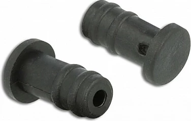 Kapak pluhuri DeLOCK për portë 3.5 mm stereo jack, set 10 copë, TPE, i zi