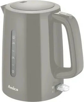 Ibrik elektrik Amica KF1013, 1.7L, Plastikë, Gri