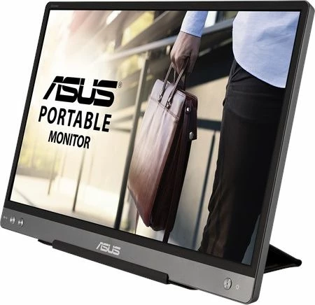 Monitor portativ Asus ZenScreen MB14AC 14" Full HD IPS USB-C, ngjyrë e zezë, me kabllo USB Type-C