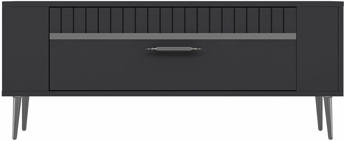 Komodë TV Skye Decor, Retrolp1, anthracite, silver