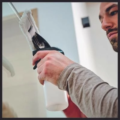 Pastrues dritare pa kabllo Einhell BRILLIANTO, 18V, 0.3L, zi/kuq