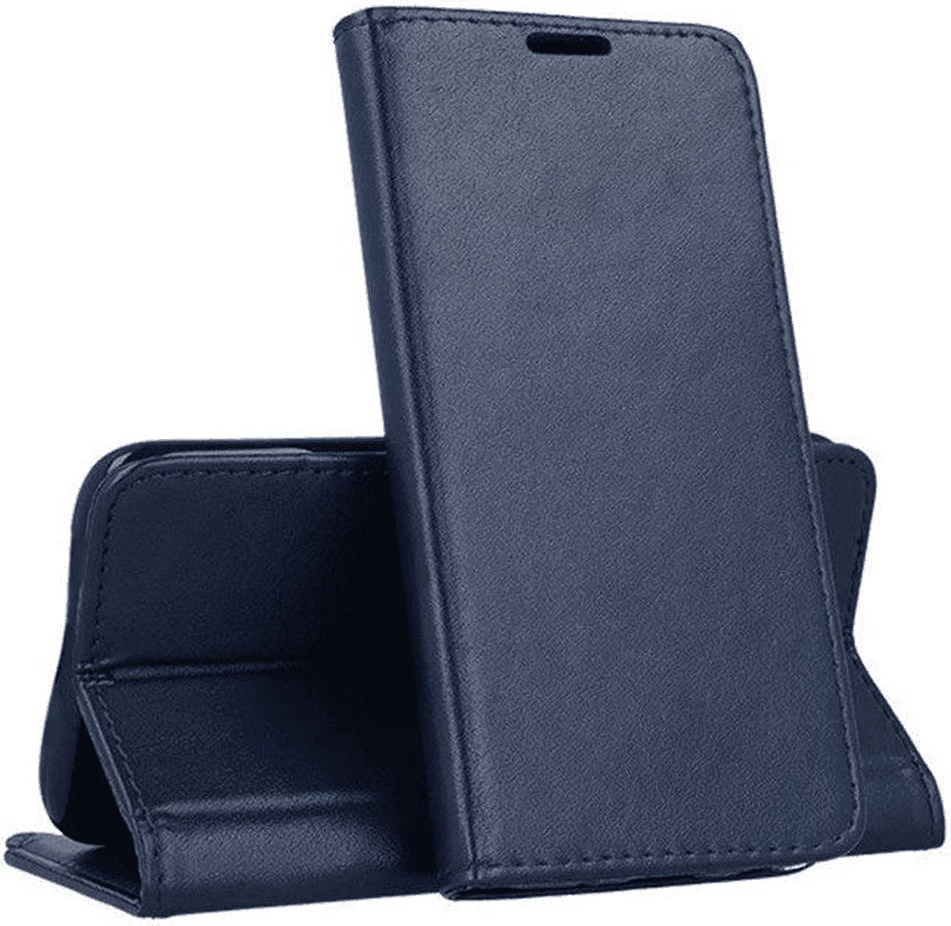 Mbështjellës flip HAVANA Premium për Samsung Galaxy A26, PU lëkurë me magnet dhe stand, blu e errët