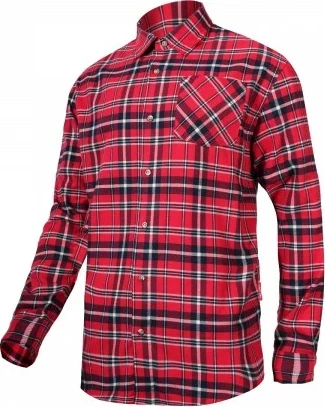 Këmishë flanel LAHTI PRO L4180304 170 g/m² XL, e kuqe me kuadrate