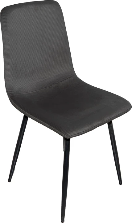 Set tavoline me karrige Balou-Grato, 5 copë, ngjyrë e zezë, D120x73cm