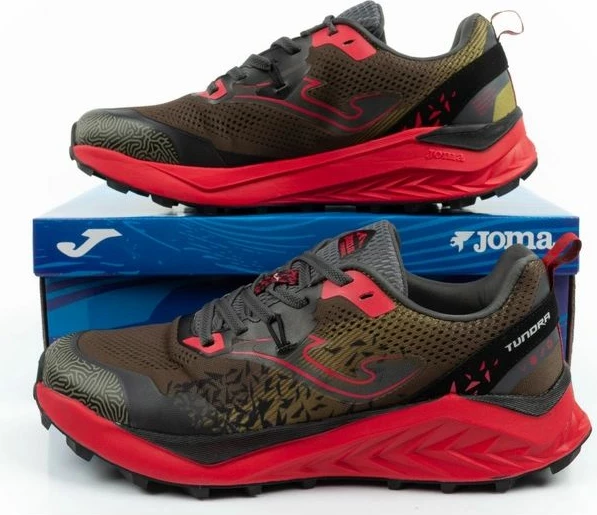 Atlete trail running për meshkuj Joma Tundra, khaki të kuqe
