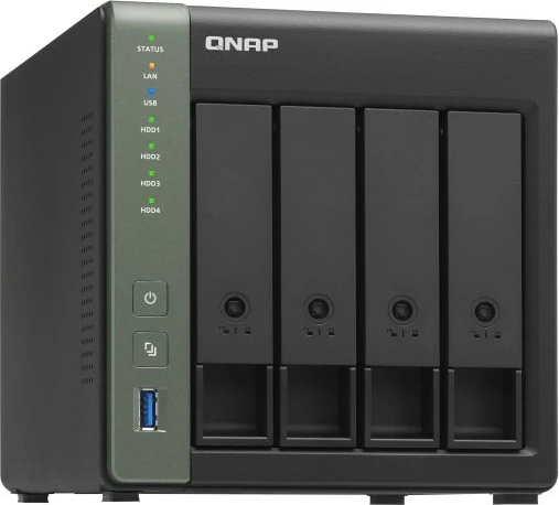 NAS QNAP TS-431X3, 4GB RAM, 4 vende, Tower, i zi