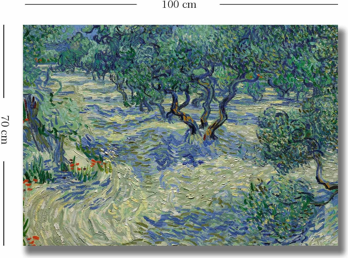 Pikturë dekorative në kanavacë, Van Gogh, shumëngjyrëshe, 70x100cm