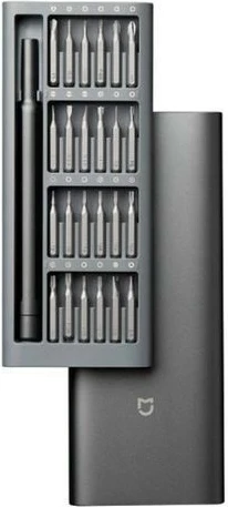 Set kaçavidash precize Xiaomi Mi Precision Screwdriver Kit 24-në-1, MPN 29991, gri e errët