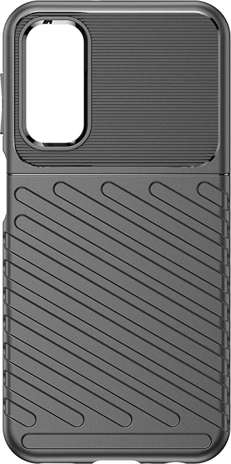 Mbështjellës Hurtel Thunder Case për Samsung Galaxy M34, TPU, zi