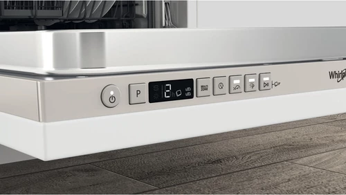 Enëlarëse e integrueshme plotësisht Whirlpool WI 7020 P, 14 sete, 60 cm, Argjendtë
