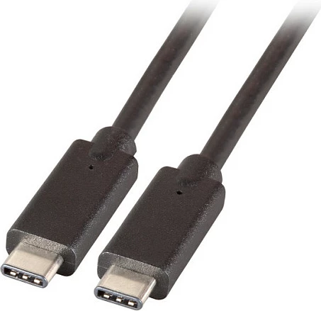 Kabllo USB-C EFB Elektronik USB 3.2 Gen 2x2, 1m, 20Gbps, PD 100W, e zezë