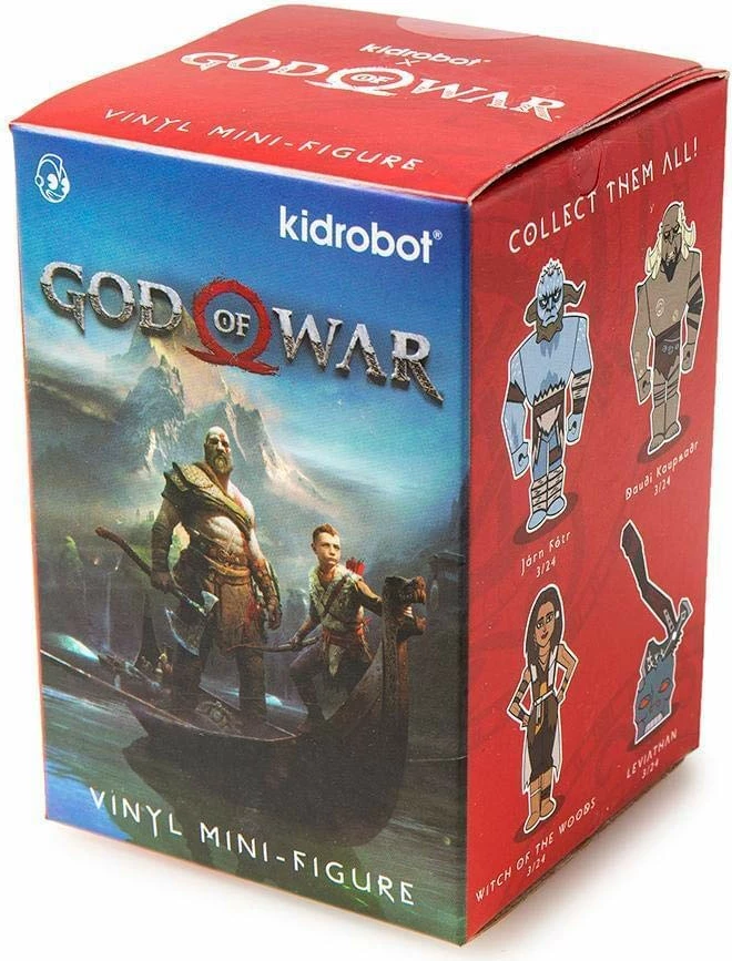 Figurinë mini vinili Kidrobot God of War 3 Mini Series, blind box (1 copë)
