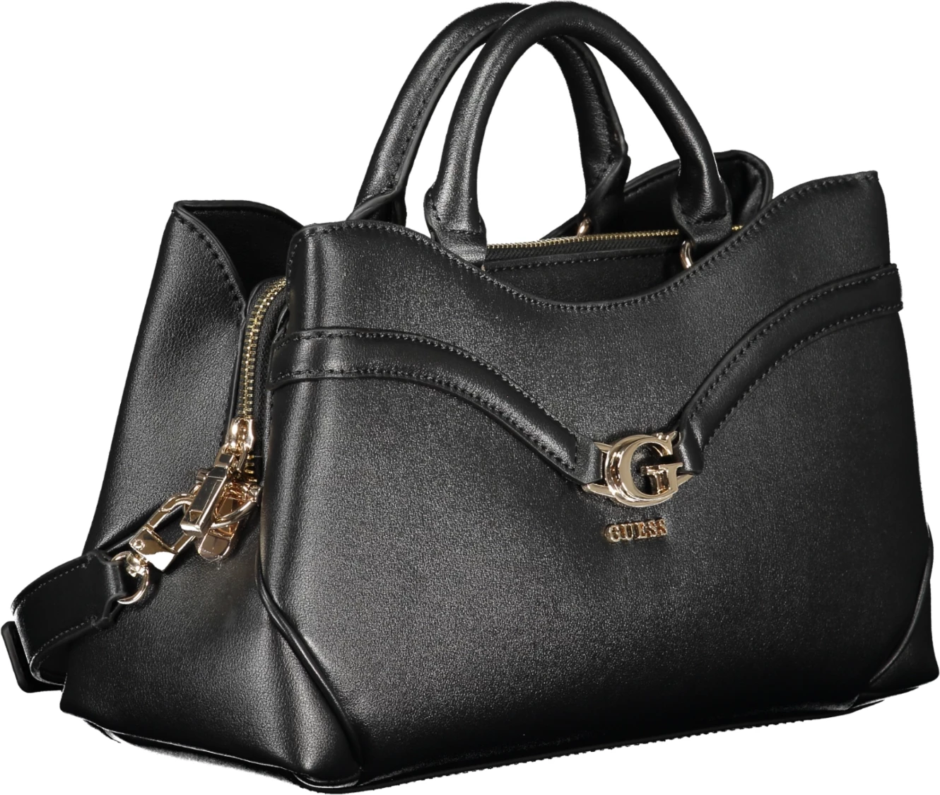 Çantë GUESS JEANS DEA për femra, e zezë