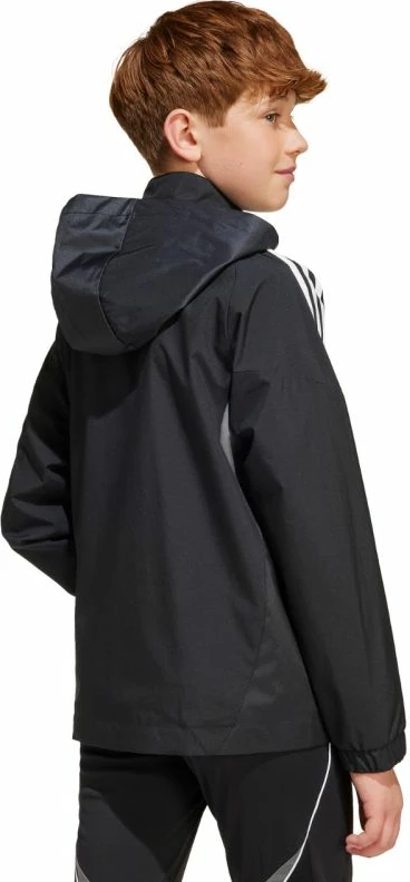 Jakne për fëmijë adidas Tiro 25 Competition All Weather, e zezë