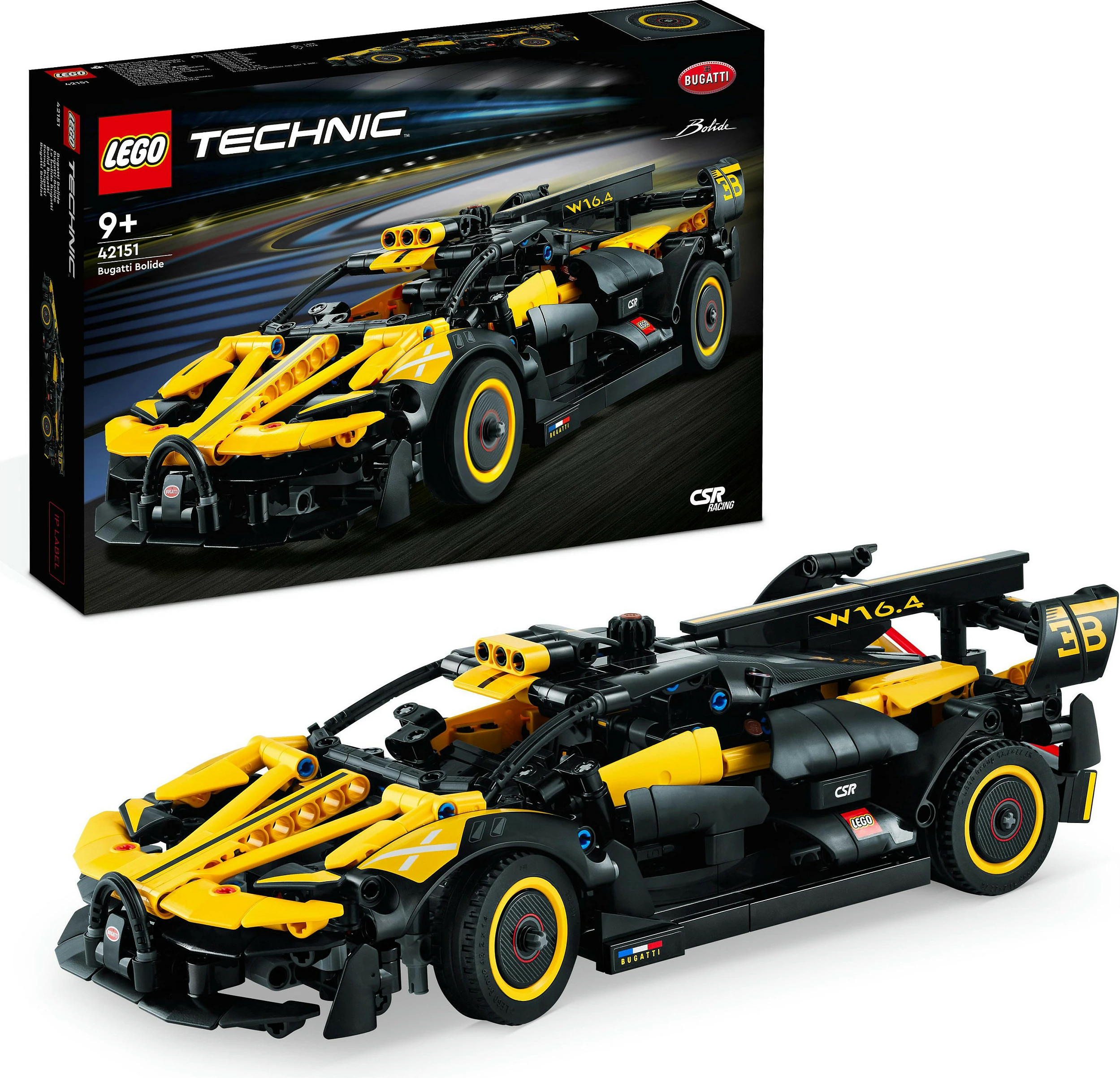 Set ndërtimi LEGO Technic Bugatti Bolide, 905 pjesë, plastikë, shumëngjyrësh